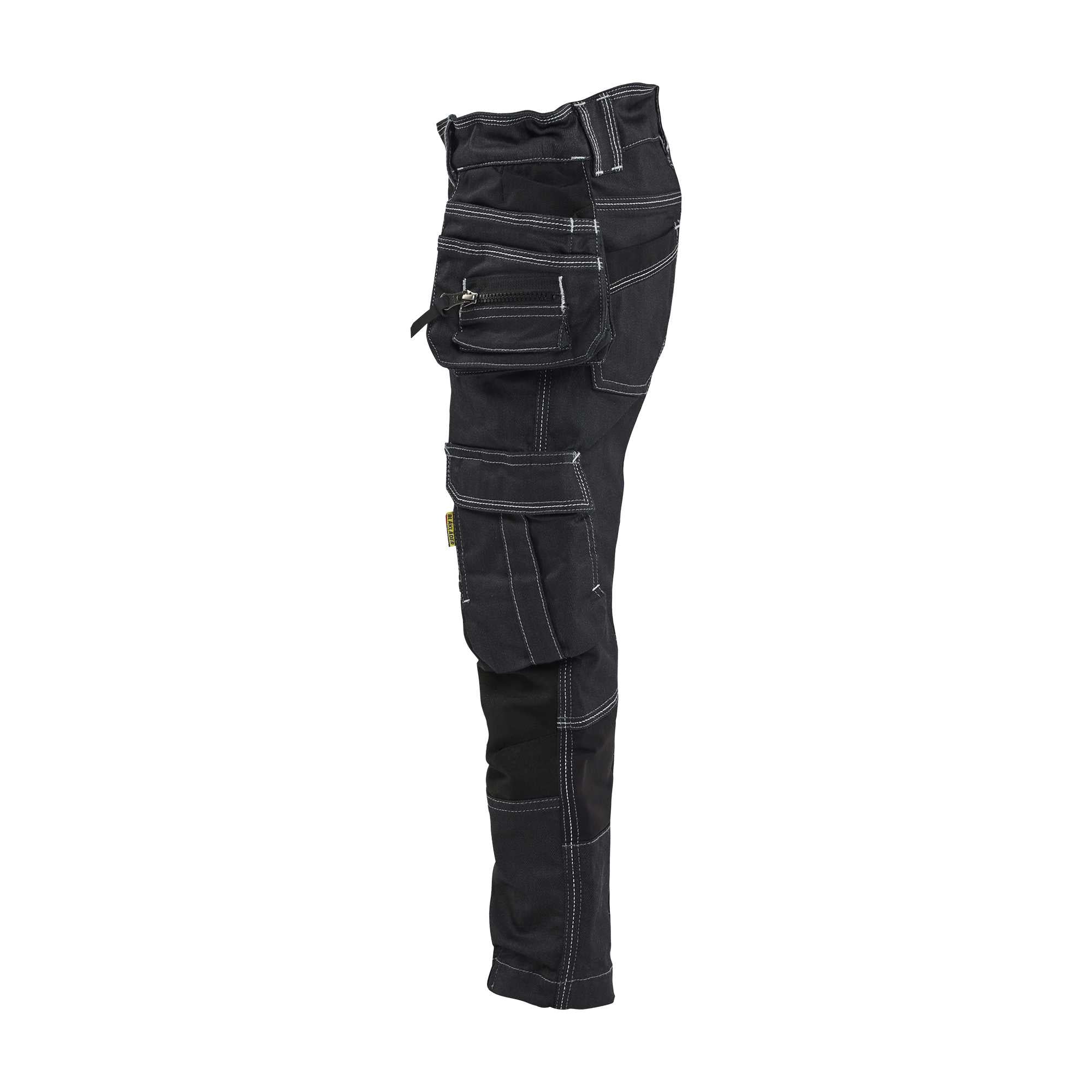 BLAKLADER 52251147 Children’s Craftsman Trousers Stretch X1900 Work Trousers Men - CORDURA Denim
